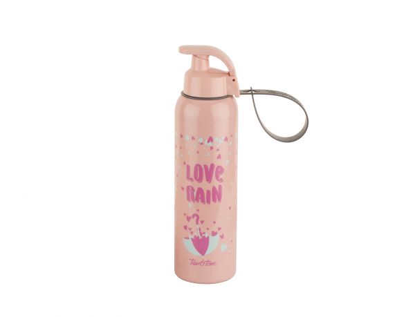 Tantitoni | Love Rain Pembe Plastik Su Şişesi 750 ml