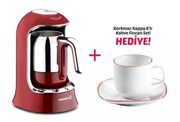 Korkmaz Kahvekolik + Hediye Fincan Seti!