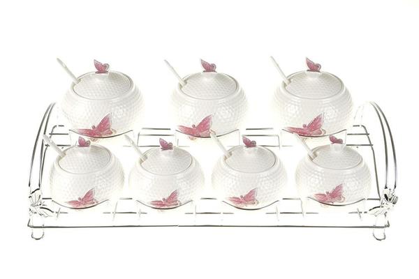 Duygu Baharat Kavanoz Seti 15 Parça Kelebek