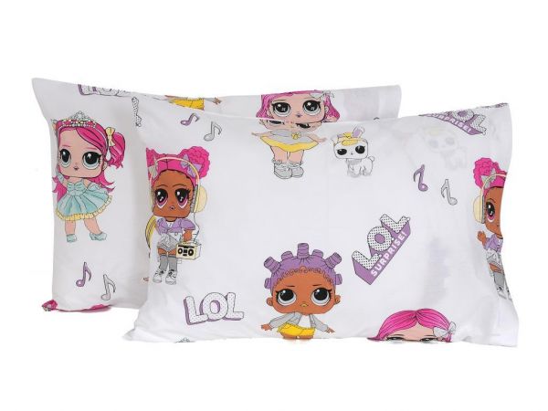 Lol Suprise 2'li Yastık Kılıfı Beyaz