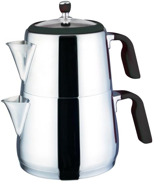 Neva Eva Premium Paslanmaz Çelik Çaydanlık 3.0 L | İndüksiyon | Siyah | N2315