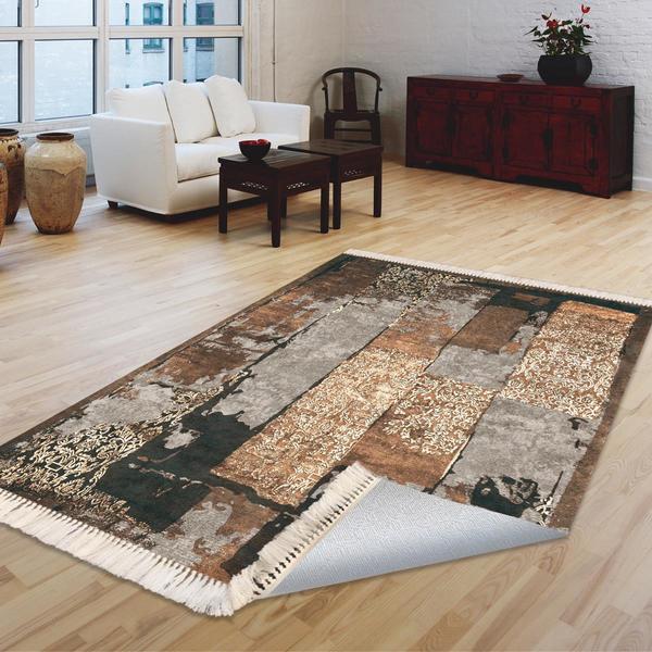 Milano Yıkanabilir Dekoratif Halı Kaymaz Taban | 8mm | MLN-DOT-HT194