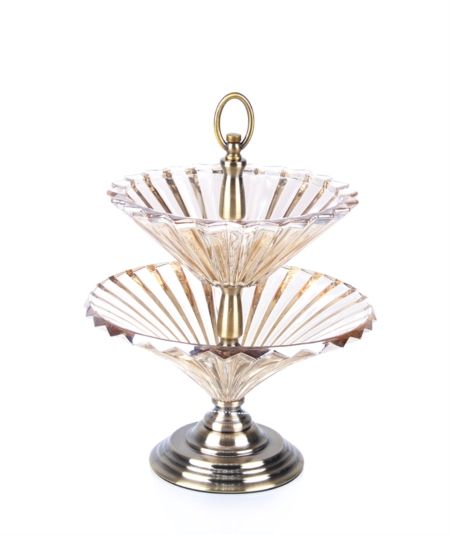 Cam Dekoratif Süs Eşyasi 28,5X28,5X38 Cm