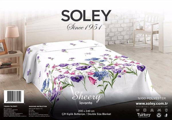 Soley Double Vision Decke - Sheery Lavender