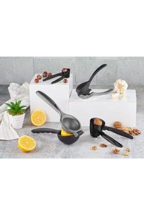 Vip Ahmet Döküm Press Küchenset - Geräuchert (4 Stück) | VIPAHMET-VP-249