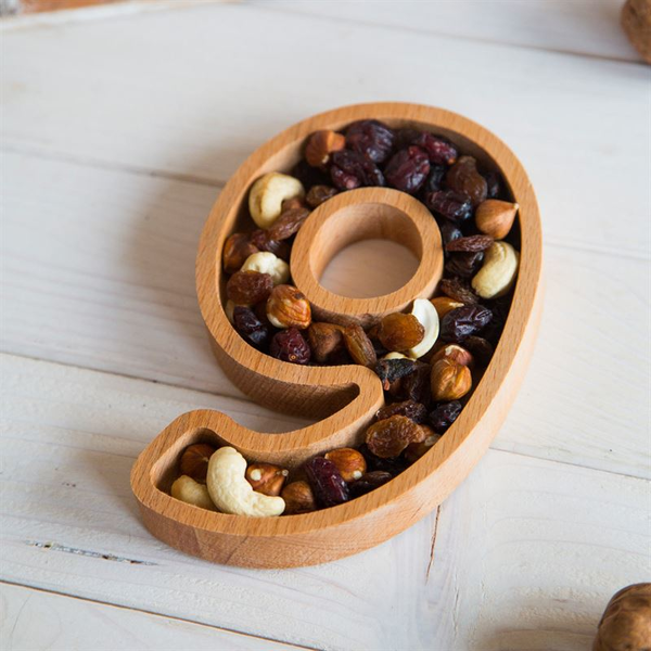 Assiette de collation de petit-déjeuner numéro 9