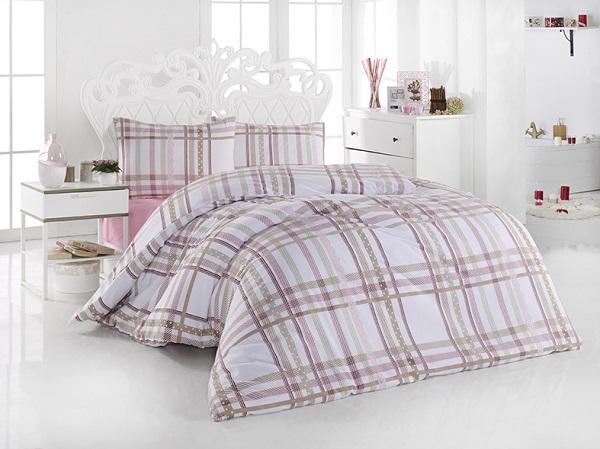 طقم غطاء لحاف مزدوج من Minteks Daily Ranforce-Glory