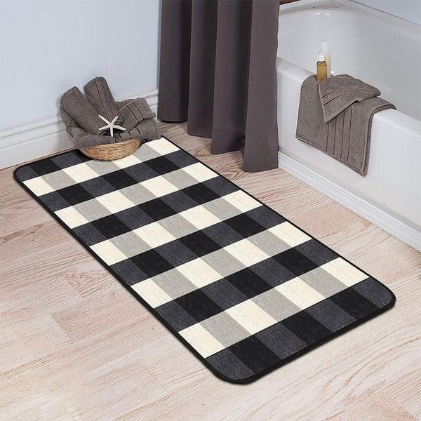 Prizma Prestij 80x150 Bath Mat Carpet - Black