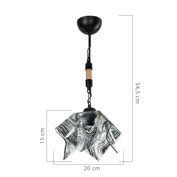 Gönen Tekli Sarkıt Siyah