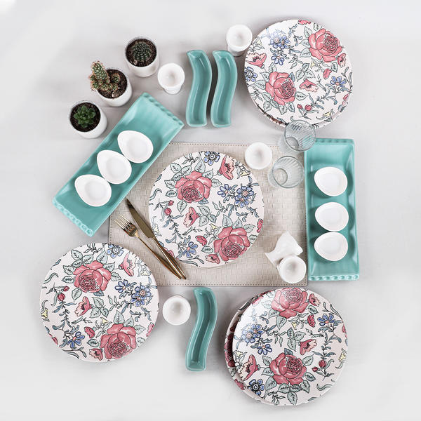 Manolya Kahvaltı Takımı 23 Parça 6 Kişilik | Keramika