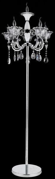 Dekonaz Ayaklı Dekoratif Led Lamba 160cm | Gümüş | DTX-C21-6