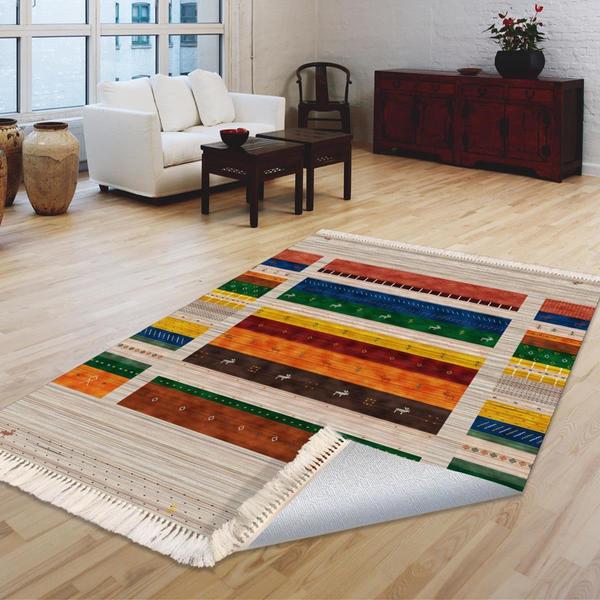 Milano Yıkanabilir Dekoratif Halı Kaymaz Taban | 8mm | MLN-HS349-1