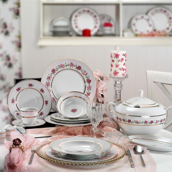 Kütahya Porselen Leonberg 83 Parça Yemek Takımı | Yuvarlak | 12 Kişilik | LB83YT4308570B