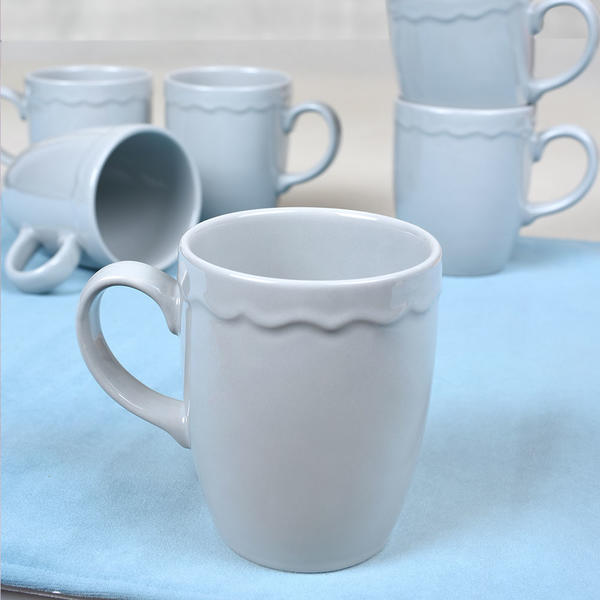 Tasse Juliette grise 9 Cm 6 pièces | Keramika