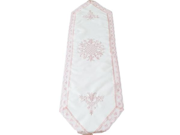 Lale Broderie Laced Runner Crème Poudre