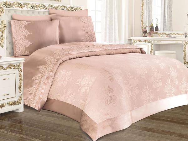 French Laced Dowry Pique Set Lisa Cappucino