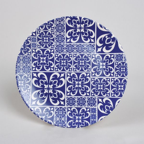 Blue Service Plate 26 Cm 6 Pieces 17927 | Keramika