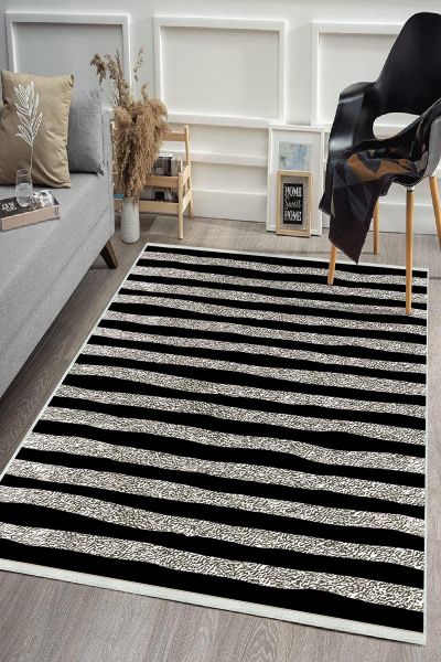 Birkilim Yıkanabilir Dekoratif Halı İpeksi Kaymaz Taban | MLN-IP-HS-490