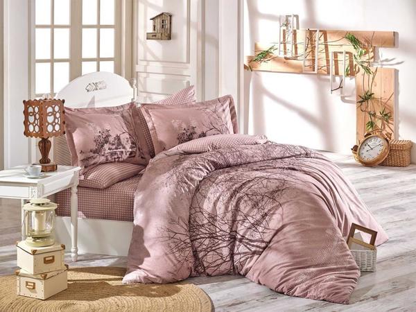 Margherita Çift Kişilik Nevresim Takımı Kahve | Hobby