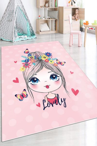 Birkilim Yıkanabilir Dekoratif Halı İpeksi Kaymaz Taban | MLN-IP-HP-630