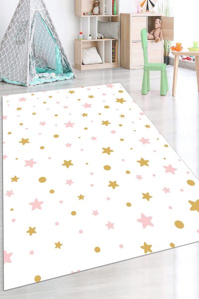 Birkilim Yıkanabilir Dekoratif Halı İpeksi Kaymaz Taban | MLN-IP-HP-590