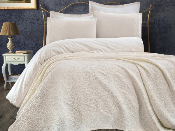 Dowery Almila 7 Piece Bridal Set Cream