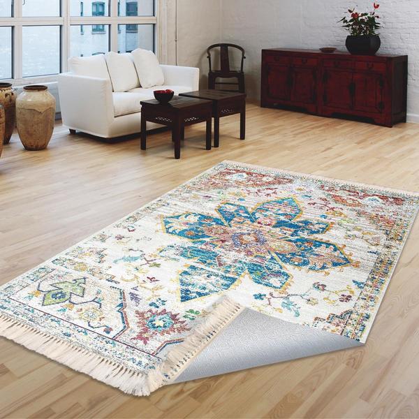 Milano Yıkanabilir Dekoratif Halı Kaymaz Taban | 8mm | MLN-HY-1045