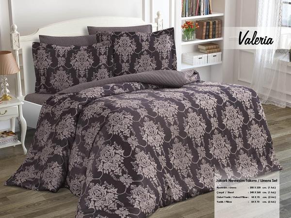 Minteks Double Platinum Duvet Cover Set - فاليريا بلاك