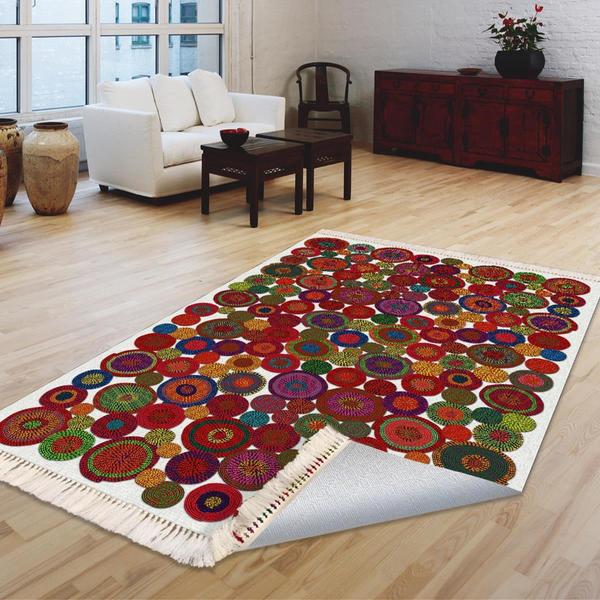 Milano Yıkanabilir Dekoratif Halı Kaymaz Taban | 8mm | MLN-HS210-1