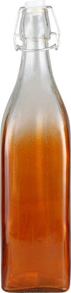 Treo Yağdanlık Cam Şişe 1 Litre | Klick Kapak | Orange | Treo-orange