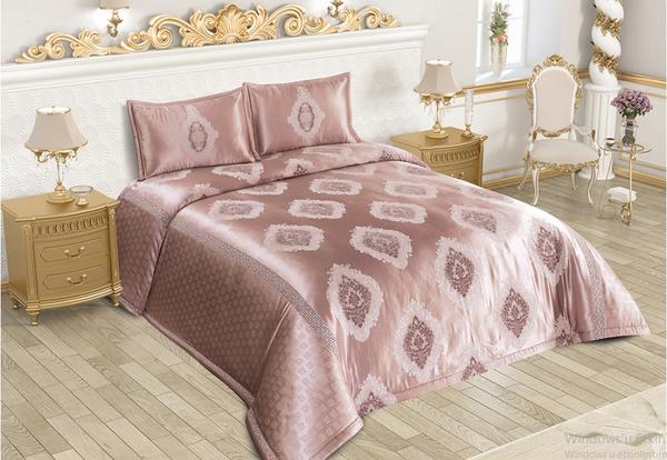 Belenay Çift Kişilik Yatak Örtüsü - Versace Krem