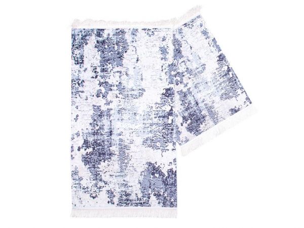 Ensemble de tapis de bain rectangulaire Came 2 pièces gris