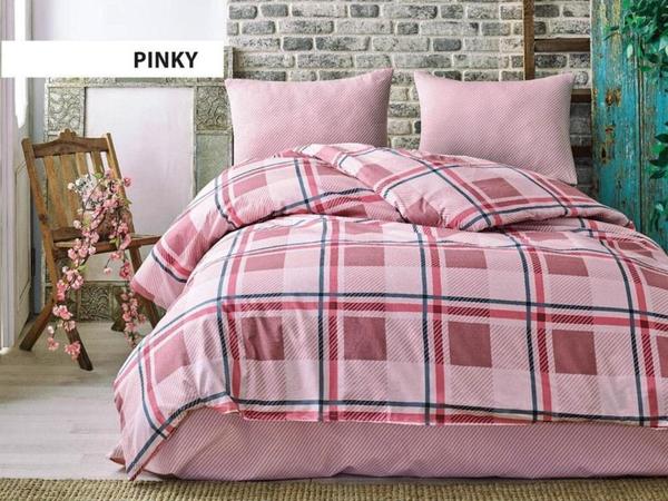 Pinky Çift Kişilik Nevresim Takımı Pembe