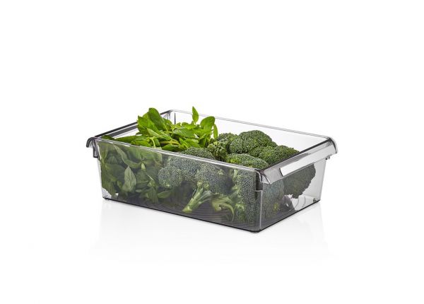 Vip Ahmet | Mina Transparentes, geräuchertes Organizer-Regal 32,5x20,5x10 Cm