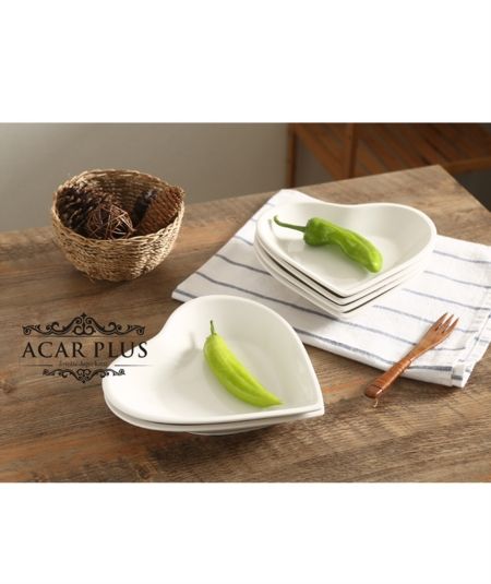 Acar | Heart Boat Porcelain Plate 19.75 cm