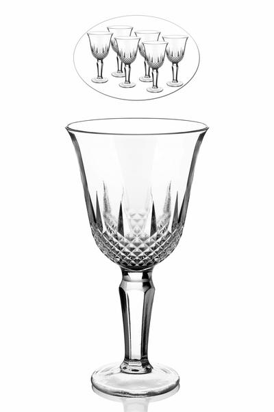 Queen's Kitchen | Ayaklı Kristal Bardak Takımı 6 Adet