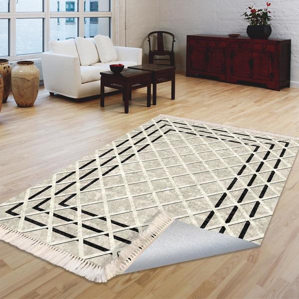 Milano Yıkanabilir Dekoratif Halı Kaymaz Taban | 8mm | MLN-DOT-HT833