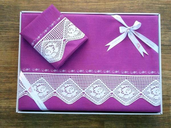 Puka Pikolu Nevresim Takımı Mürdüm