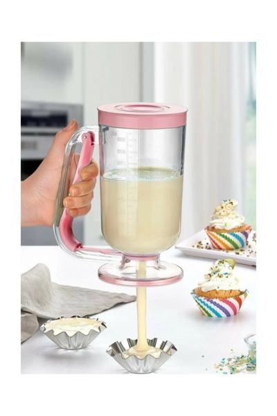 Bayev Hamur Porsiyonlayıcı Akrilik/Ölçekli - Pembe