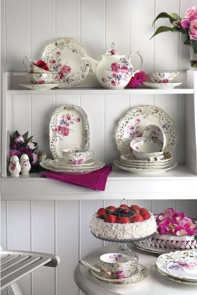 Kütahya Porselen Bone China 38 Parça 21101 Desen Kahvaltı Takımı