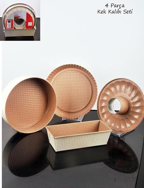Bayev 4 pièces. Ensemble de moules à gâteaux - 200473