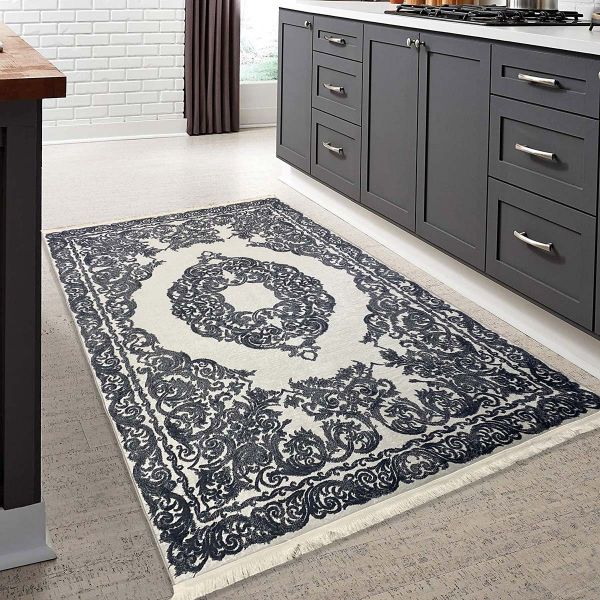 Siela | Latex Yıkanabilen Halı | Gri | 1510-Gray