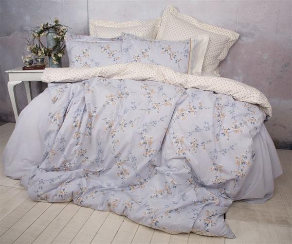 Soley Tek Kişilik Ranforce Nevresim Takımı - Nora Mavi