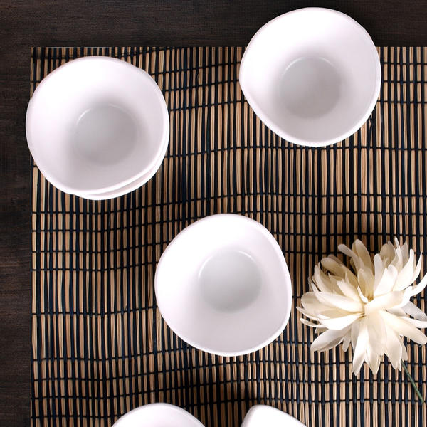 Tigela Mat Beyaz Çerezlik 11 Cm 6 Adet | Keramika