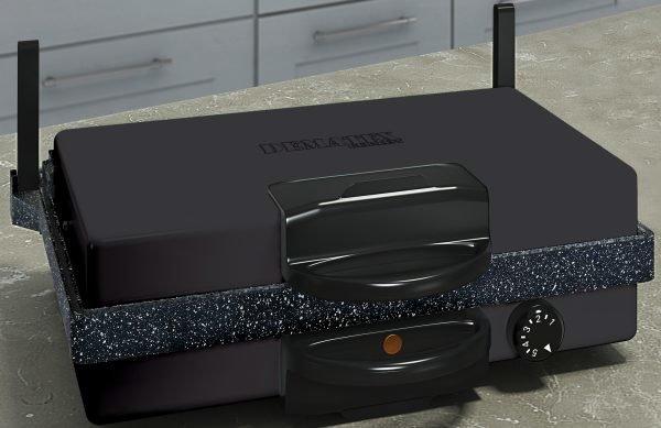 Dekonaz Lahmacun / Izgara Multigrill + Şiş Takımı | Siyah