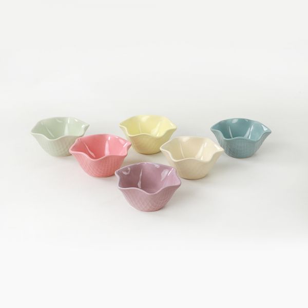 Rainbow Soft Roma Çerezlik/Sosluk 11 Cm 6 Adet 110/550 | Keramika