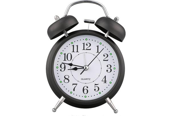 Almina Çalar Saat | Küçük | Siyah | Al-clock-0004