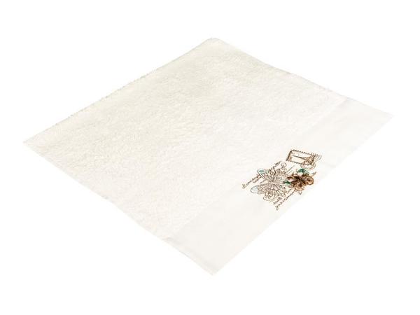 طقم مناشف مطبخ عسلي كريم