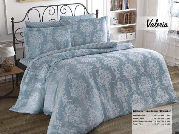 Minteks Double Platinum Duvet Cover Set - فاليريا بلو