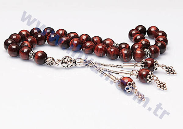 Tiger (Hawk) Eye Stone Rosary (925 AYAR SILVER)